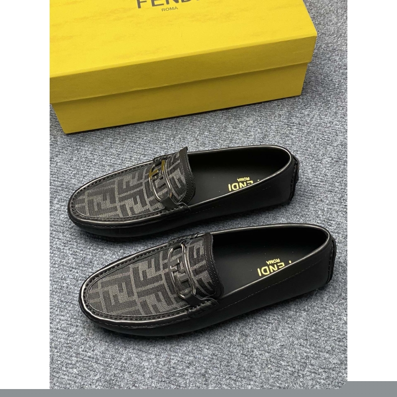 F**di leather shoes